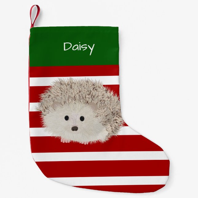Igel Weihnachten Strumpf Kleiner Weihnachtsstrumpf (Vorderseite)