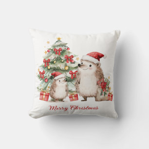 Igel-Weihnachtsbaum-Geschenke für Kinder Kissen