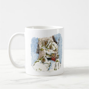 Igel Weihnachtshaus Kaffeetasse