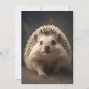 Igel Wild Tier Elegante Kunst, Dichtung und Musik Ankündigung