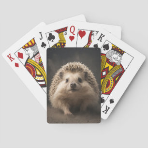 Igel Wild Tier Elegante Kunst, Dichtung und Musik Spielkarten
