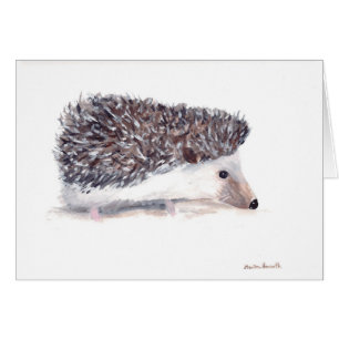 Igel Wildtier Wildnis Aquarell vintage