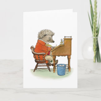 Igel Writer Note Card Karte