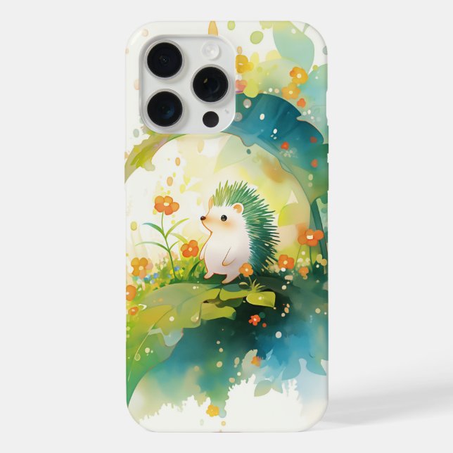 Igelblattversteck iPhone 15 Pro Max Hülle (Rückseite)