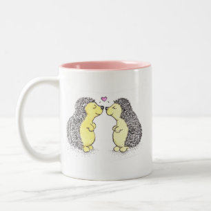 Igels-Liebe-Tasse Zweifarbige Tasse
