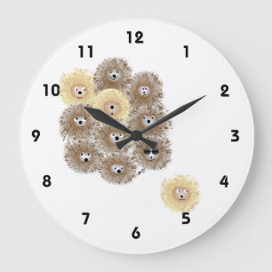 Igels-Party-große Uhr