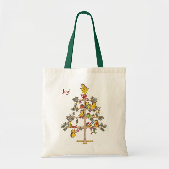 Igels-Weihnachtsbaum Tragetasche (Vorne)