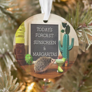 Igelschutzcreme und Margaritas Ornament