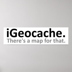 iGeocache Affiche Drôle