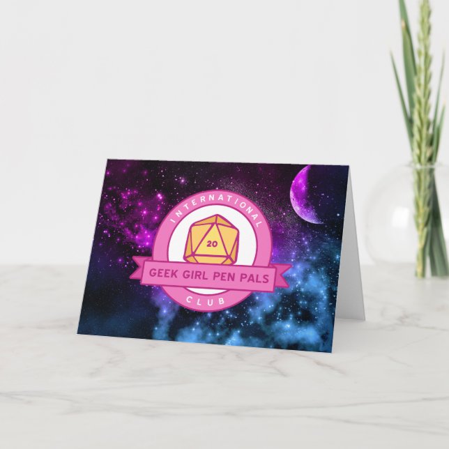 IGGPPC Logo Grußkarte "Out of this World" Karte (Vorderseite)