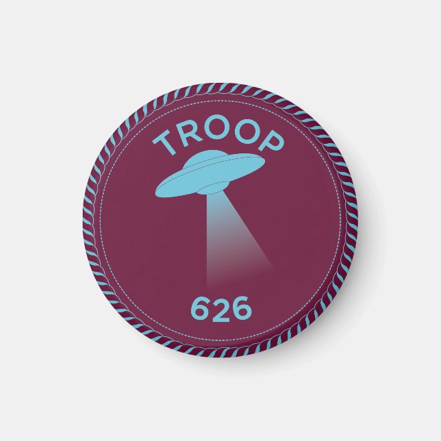 IGGPPCamp 2019 Truppenstärke - Abzeichen Magnet (Vorne)