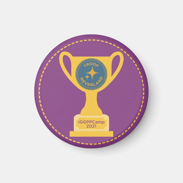 IGGPPCamp 2021 - Magnet gagnant de la coupe de cam (Devant)