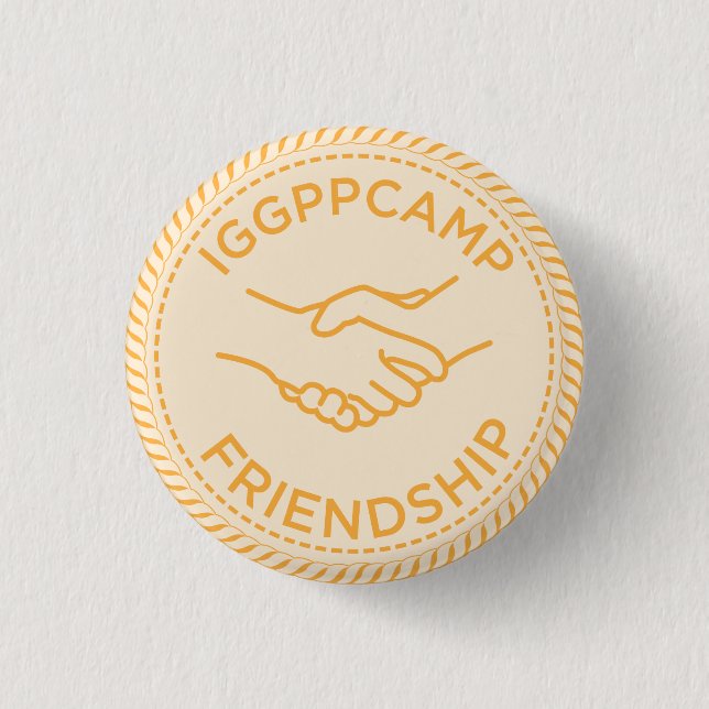 IGGPPCamp Freundschafts-Abzeichen Button (Vorderseite)