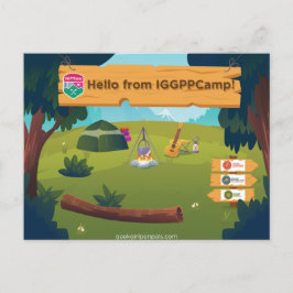 IGGPPCamp Grüße Postkarte