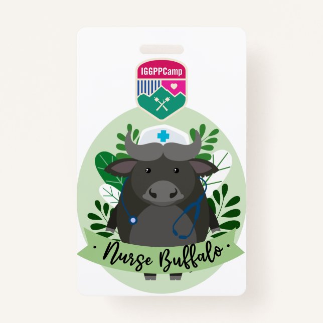 IGGPPCamp Nurse Buffalo Abzeichen Ausweis (Vorderseite)