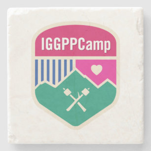 IGGPPCamp Pride Stone Untersetzer