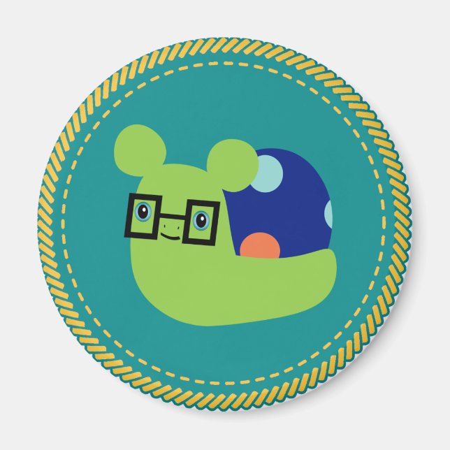 IGGPPCamp Snail Mascot Magnet (Vorne)