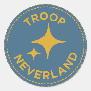 IGGPPCamp-Truppenaufkleber für Neverland Runder Aufkleber