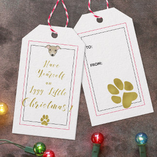 Iggy Little Christmas Fun Elegante Imitats Gold Sc Geschenkanhänger