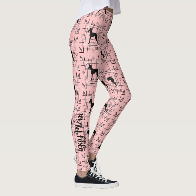 Iggy Mama Italienisches Greyhound Leggings Lularoe (Rechts)