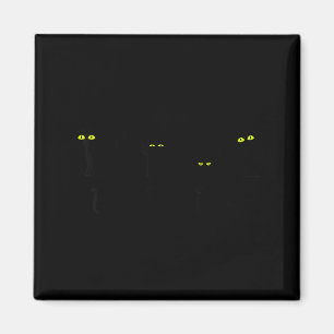 Igitt Leute Retro-Katze Lustiger Introvertierter V Magnet