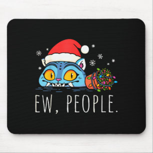 Igitt Leute Weihnachten Lustiger Tiger Sarkastisch Mousepad
