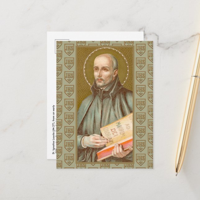 Ignatius Loyola (JM 27) Postkarte (Vorderseite/Rückseite Beispiel)