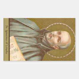Ignatius Loyola (JM 27) Rechteckiger Aufkleber
