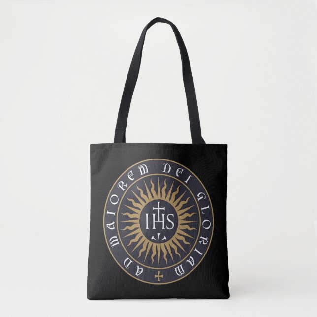 Ignatius von Loyola Society of Jesus katholische T Tasche (Vorderseite)