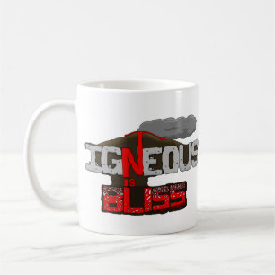Igneous ist Glück Vulkan Tasse