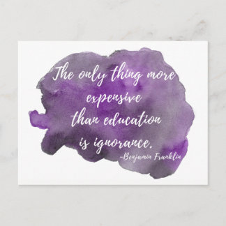 Ignoranz ist eine teure Postkarte für den Widersta