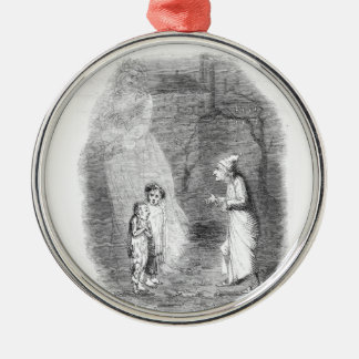 Ignoranz und will silbernes ornament