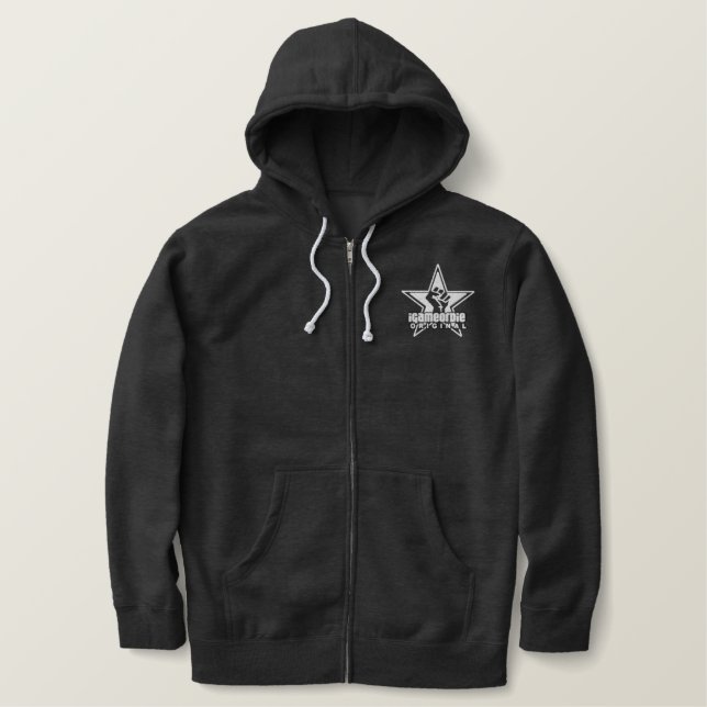 iGoD Bestickter Hoodie (Design vorne)
