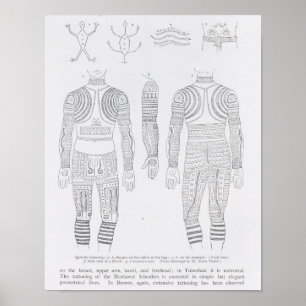 Igorrote Tätoisierung Poster