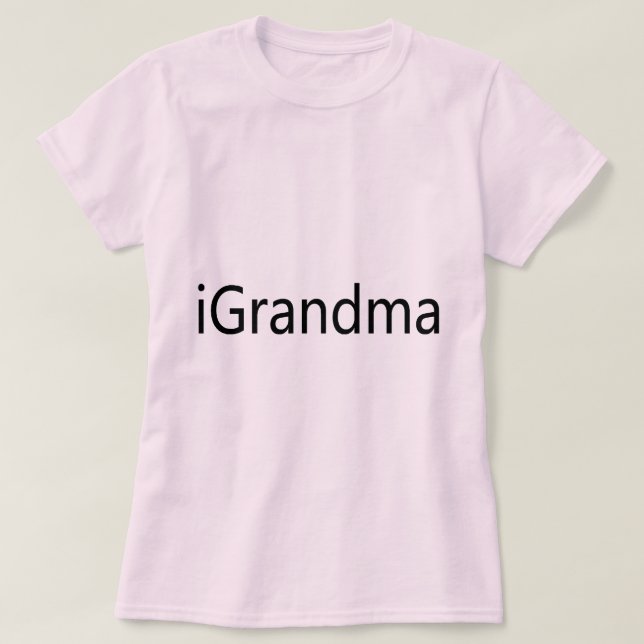 iGrandma T-Shirt (Design vorne)
