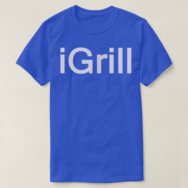 iGrill Funny GRILLEN Cooking T-Shirt (Design vorne)