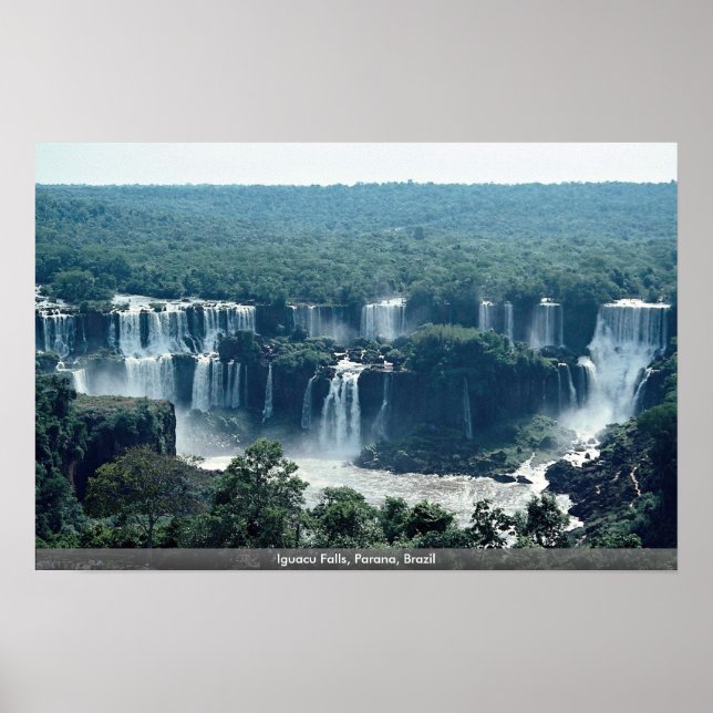 Iguacu Falls, Parana, Brazil Poster (Vorne)