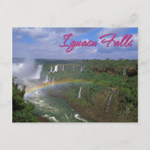Iguacu fällt, Brasilien Postkarte