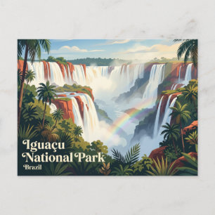Iguaçu-Nationalpark Brasilien Postkarte