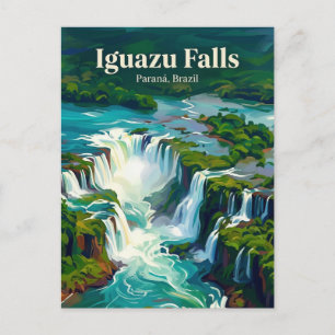 Iguaçu-Wasserfälle Brasilien Postkarte