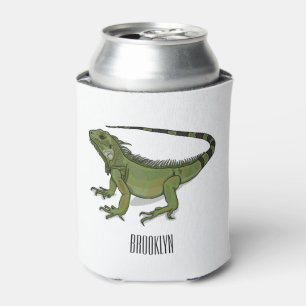 Iguana-Cartoon-Abbildung Dosenkühler