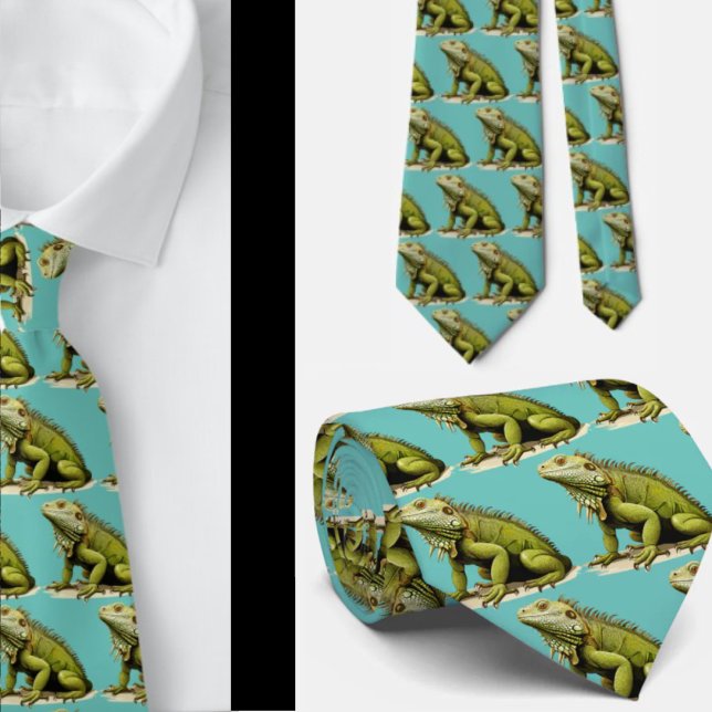 Iguana Daddy Necktie Krawatte (Von Creator hochgeladen)