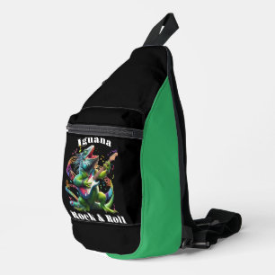 Iguana Dweller Rock & Roll Crossbody Bag
