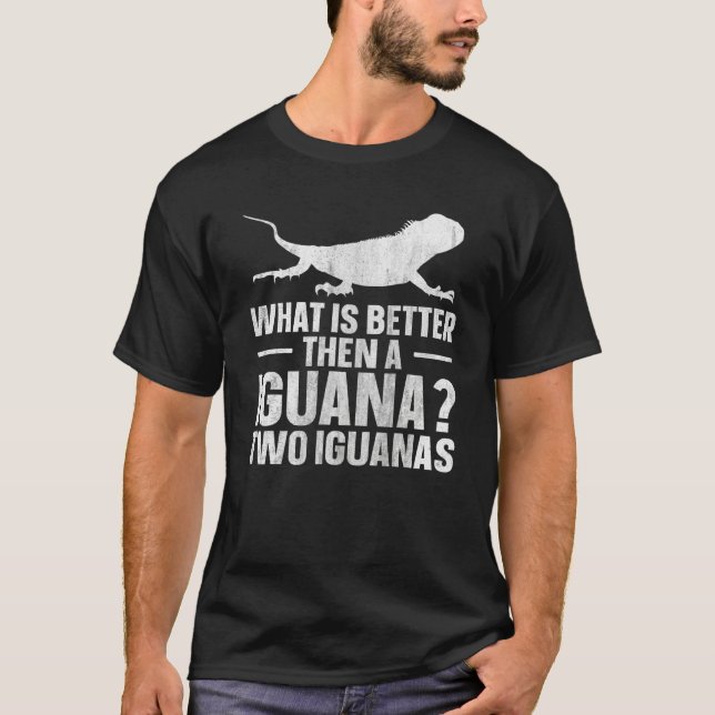 Iguana     Gecko Lizard Reptile Pet T-Shirt (Vorderseite)