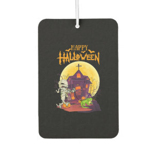 Iguana Halloween Anzug Pumpkin Funny Dog Lover Autolufterfrischer