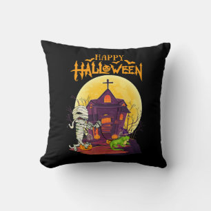 Iguana Halloween Anzug Pumpkin Funny Dog Lover Kissen