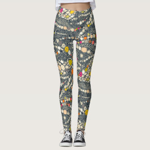 Iguana-Hautindigo-Pop Leggings