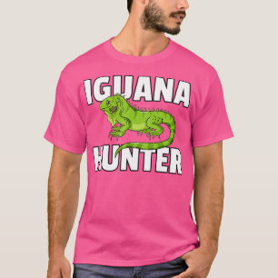 Iguana Hunter Reptile Lizard Jagd T-Shirt
