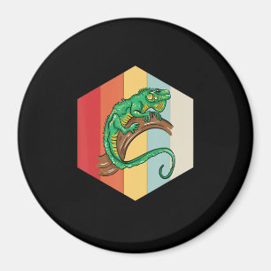 Iguana Illustration Owner Lover Gift Iguanas Liebe Magnet
