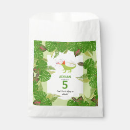 Iguana Lizard Partying Animals Geburtstagsparty Geschenktütchen